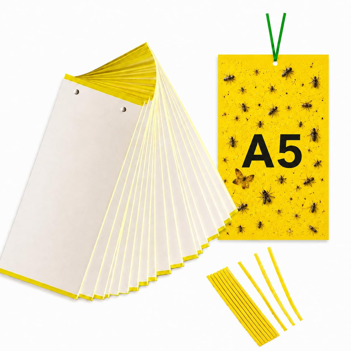 Yellow Sticky Traps for Insects-(Pack of 10) (CFT-17)