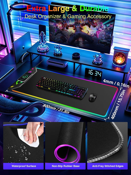 Magnetic Wireless Charging Mouse Pad Gaming (CFT-08)