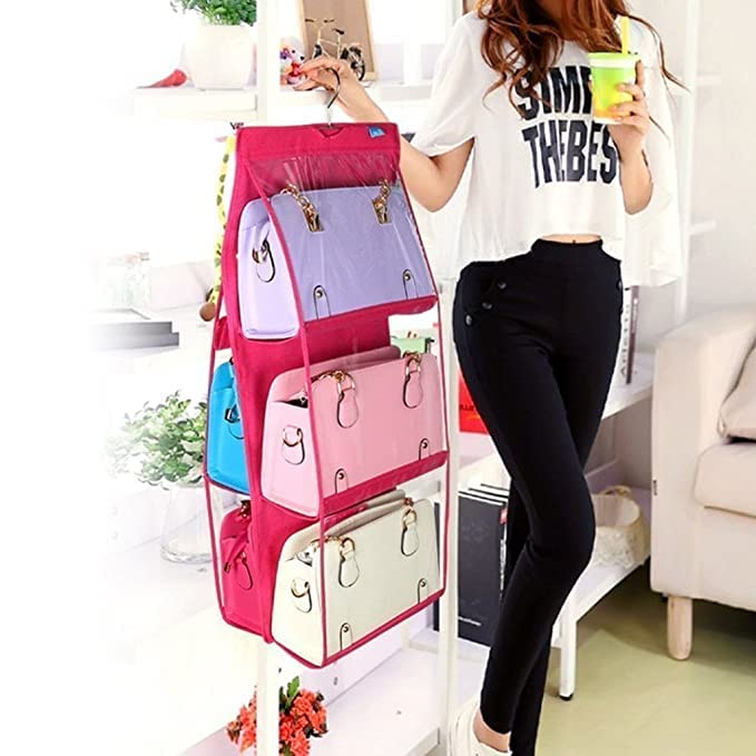 6 Pocket Hanging Storage Bag Organizer (CFT-06)