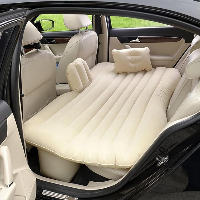 Premium Car Inflatable Bed with Pump & 2 Air Pillow (SVO_13)