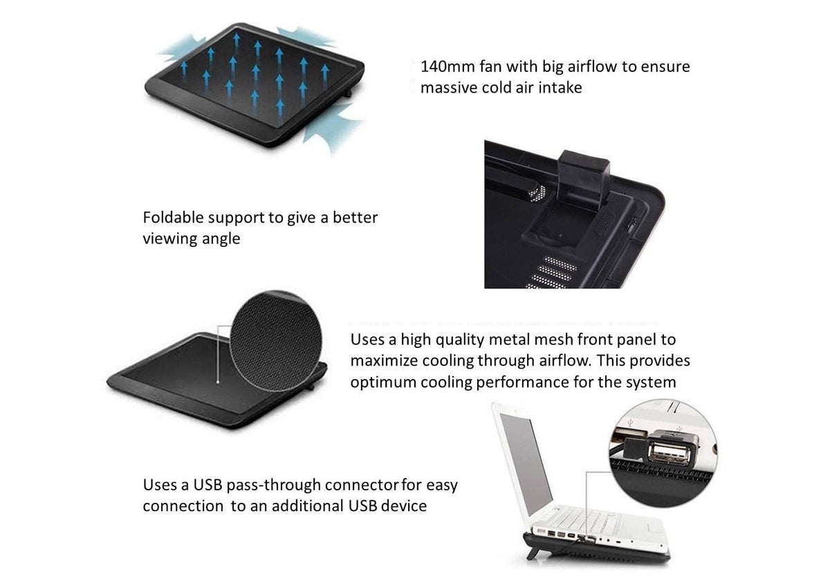 Adjustable Laptop Cooling Pad (CFT-10)